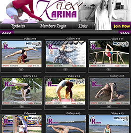 Sexy gymnast Karina is new gymnastics superstar