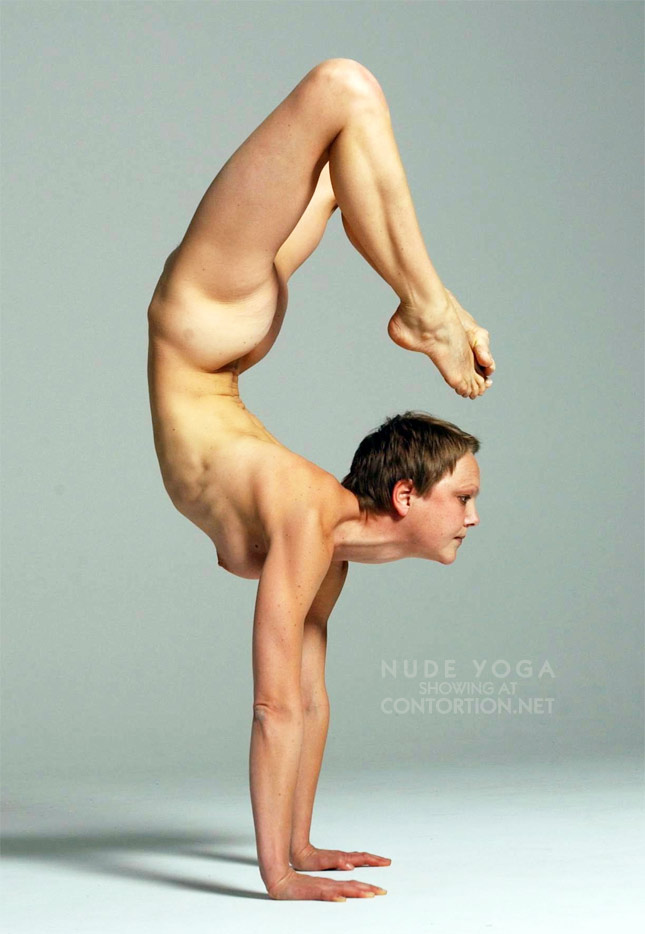 Nude yoga girl